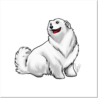 Dog - Great Pyrenees - White Posters and Art